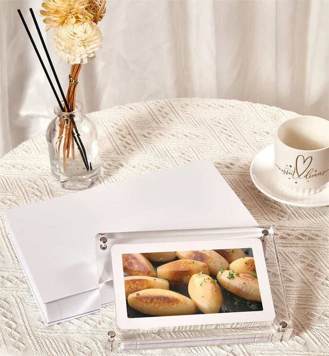 5-inch Acrylic Digital Photo Frame with Removable Stand — 8GB, Video & Music Playback