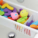Adjustable Plastic Bathtub Caddy Tray – Retractable Bath Storage Rack