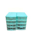 4-layer Transparent Jewellery Storage Box with Rhinestone Detail