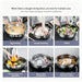 Stainless Steel Large Mixing Bowl — Deep 32cm, Non-stick Finish