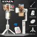 A10 Handheld Smartphone Gimbal with Fill Light, Extension Rod & Remote — for iPhone & Samsung