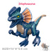 Jurassic Dinosaur Building Set — Triceratops, Velociraptor, T‑Rex, Indominus (Age 6+)