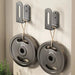 2-pack Pot Lid & Cutting Board Holder — Wall-Mounted Metal Rack (Black or Grey)