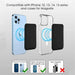 Magnetic Leather Wallet Card Holder MagSafe Phone Stand for iPhone 11–15 Series