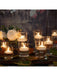 Clear Cylinder Glass Candle Holder – Lead‑Free Calcium Sodium Glass, Multiple Sizes (Candles Not Included)