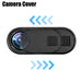 3-Pack Ultra-Thin Sliding Camera Covers for Phone, Laptop & Tablet — Black