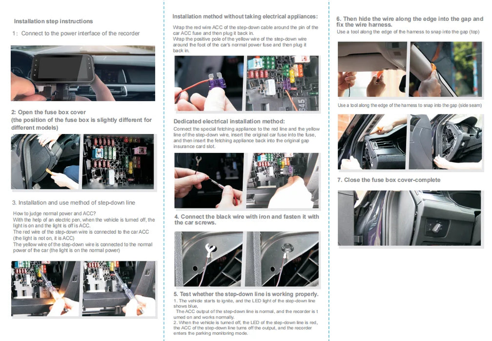 1080P Wi‑Fi Dual Dash Cam — Front & Interior, Night Vision, Loop Recording