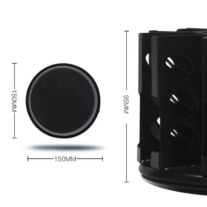 Rotating Nespresso Pod Holder — 20-Capsule Coffee Rack (Gold)