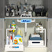 Under-Sink Sliding Drawer Organiser — Metal Pull-Out Shelves for Kitchen, Bathroom & Garage