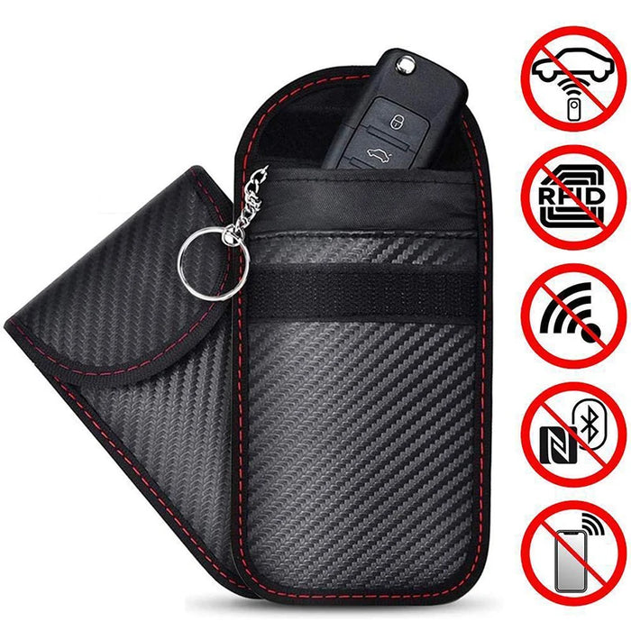Faraday Key Fob Pouch — RFID & Keyless Signal-Blocking Bag