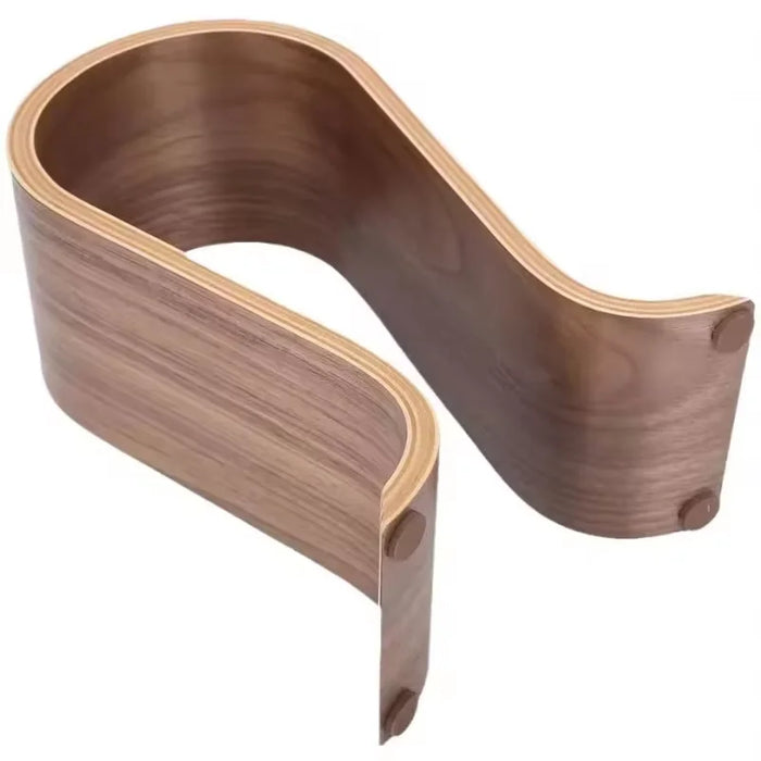 2025 Walnut U-Shape Wooden Headphone Stand – Desktop Hanger