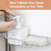 Stainless Steel Under-Tap Sponge Holder — Adjustable Kitchen & Bathroom Rack