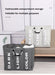 3-Compartment Foldable Laundry Hamper Bag – Waterproof Oxford Fabric