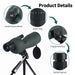 25–75x60 Zoom Spotting Scope — ED Lens & BAK4 Prism for Birdwatching and Outdoors