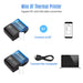 Portable Mini 2-inch Thermal Receipt Printer — Bluetooth & USB, 58mm for Restaurants & Retail