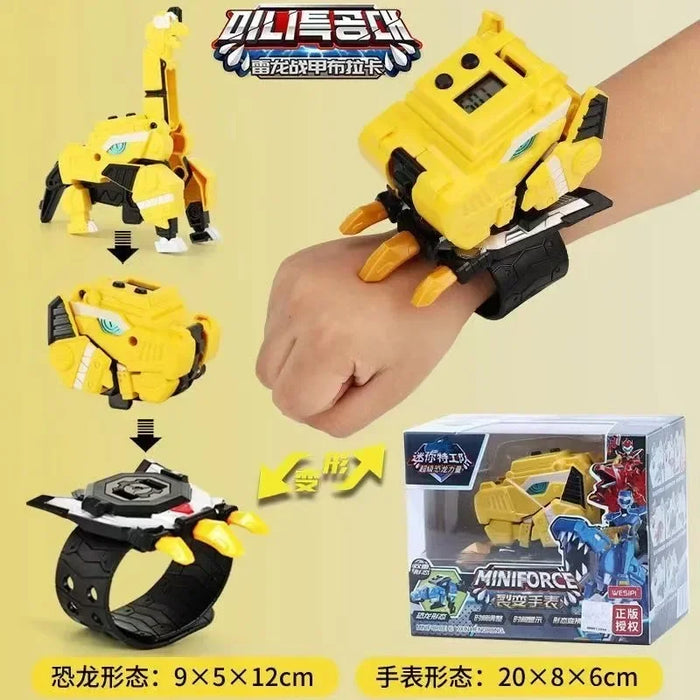 Miniforce X Watch Super Dinosaur Power Mecha Deformation Robot Toy – Mini Secret Service