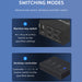 4 Port HDMI KVM Switch 4 in 1 out 4K 60Hz HDMI USB Switch Selector with Desktop Controller for 4 PC Share Monitor Mouse Keyboard