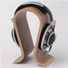 2025 Walnut U-Shape Wooden Headphone Stand – Desktop Hanger