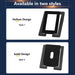 Desktop Speaker Stand (Single) — Carbon Steel Base for Laptop & Desktop Speakers, Shock-Absorbing