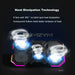 Gaming Laptop Cooler Pad — Six Fans, 15.6in Adjustable Stand with RGB & 2 USB Ports