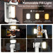 A10 Handheld Smartphone Gimbal with Fill Light, Extension Rod & Remote — for iPhone & Samsung