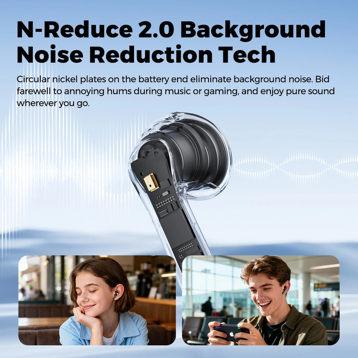 SOUNDPEATS Air6 HS Wireless Earbuds — Bluetooth 6.0, 13mm Driver, LDAC Hi‑Res, 45‑hour Playtime