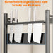 3-Tier Carbon Steel Kitchen Storage Rack for Spices & Utensils
