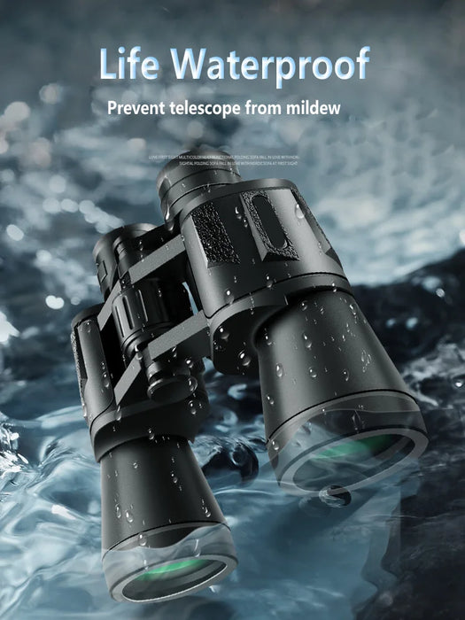 20x50 HD BAK4 Prism Binoculars — 20x Magnification, 50mm Objective, IPX4