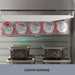 Clear Fridge Can Dispenser — 33×13×8.5cm
