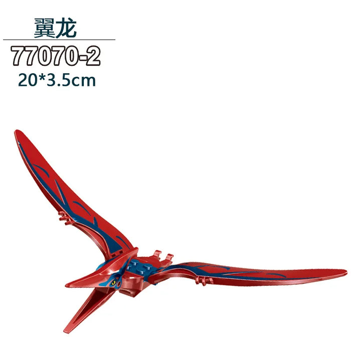 Tyrannosaurus Rex Building Block Figure — Jurassic Dinosaur Brick Toy (LEGO-compatible, 1pc)