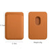 Magnetic Leather Wallet Card Holder MagSafe Phone Stand for iPhone 11–15 Series