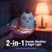 Owl-Shaped Portable White Noise Machine for Baby — 30 Soothing Sounds, Cry Sensor, Night Light, Rechargeable