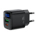 35W GaN USB-C + USB-A Fast Charger with LED Power Display (EU Plug)