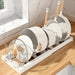 Expandable Kitchen Cabinet Pot Organiser Rack — Adjustable Divider for Pots & Pans