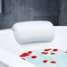 Spa Bath Pillow with Suction Cups – Soft Waterproof PU Neck Cushion