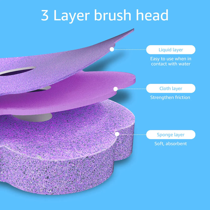 Disposable Toilet Brush Kit – Long Handle, Wall‑mount Holder & Replaceable Heads