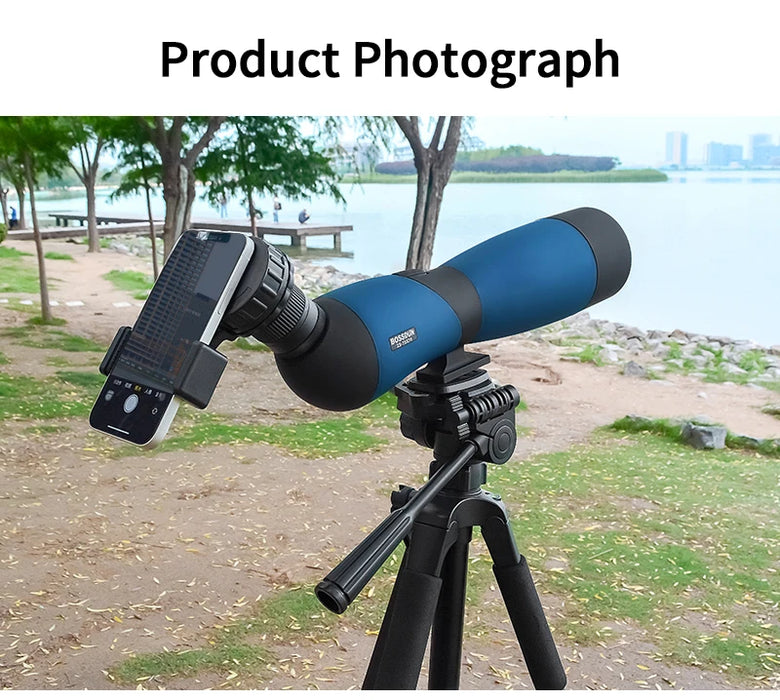 25-75x70 Spotting Scope Monocular with BAK4 Prism, Waterproof for Birdwatching, Shooting & Camping