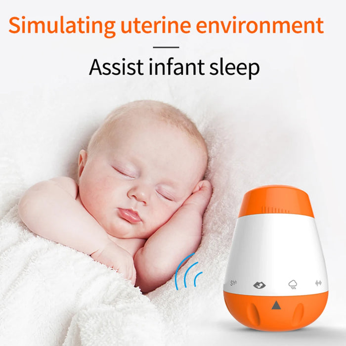 White Noise Sleep Machine for Babies — Voice‑Activated, Rechargeable