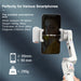A10 Handheld Smartphone Gimbal with Fill Light, Extension Rod & Remote — for iPhone & Samsung