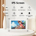 Acrylic Digital Photo Frame 5" & 7" IPS — 4GB Built‑in, Rechargeable, Auto‑Rotate