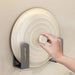 2-pack Pot Lid & Cutting Board Holder — Wall-Mounted Metal Rack (Black or Grey)