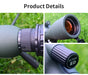 25–75x60 Zoom Spotting Scope — ED Lens & BAK4 Prism for Birdwatching and Outdoors