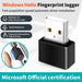 Mini USB Metal Fingerprint Reader for Windows Hello (FP200/WA27)