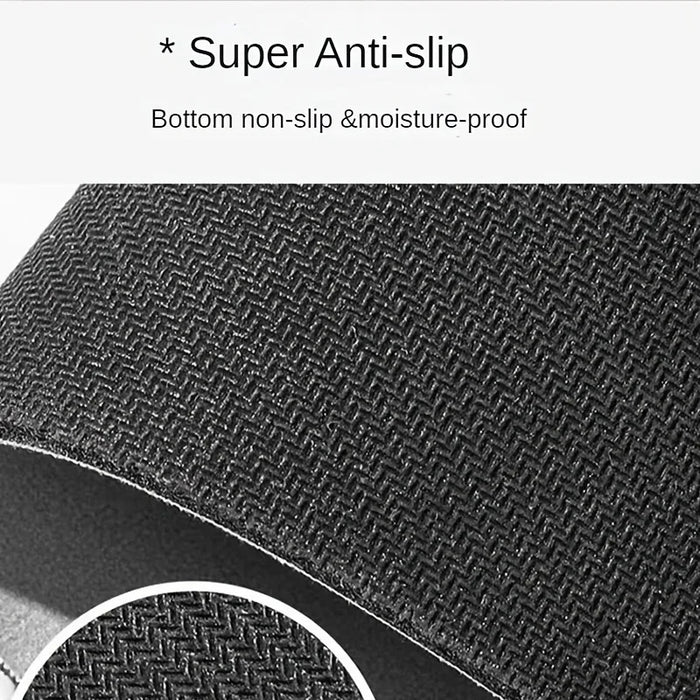 Minimalist Diatomaceous Earth Non-Slip L-Shaped Shower Door Mat