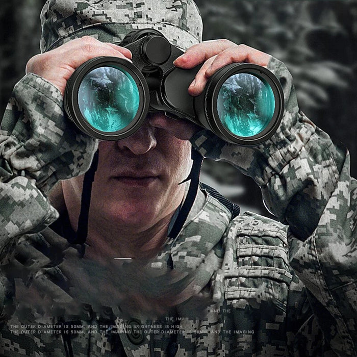 20x50 HD BAK4 Prism Binoculars — 20x Magnification, 50mm Objective, IPX4
