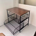Space-saving Kitchen Countertop Storage Rack with Drawers & Metal Baskets