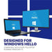 USB Fingerprint Key — Windows Hello Biometric Security Dongle (U5)