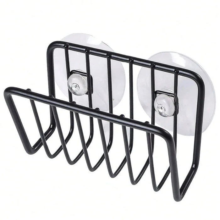 Multifunctional M‑Shaped Sponge Holder — Kitchen Sink Caddy Organizer, Rustproof Iron Sponge Caddy