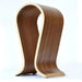 2025 Walnut U-Shape Wooden Headphone Stand – Desktop Hanger