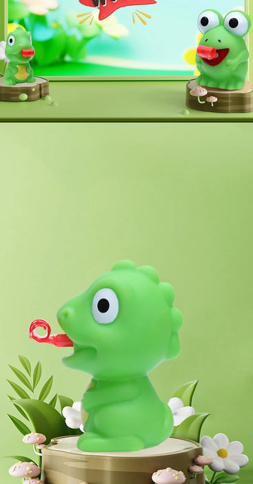 Pinch Frog & Dinosaur Tongue-Out Sensory Fidget Toy – Funny Stress-Relief Gift for Kids & Cats